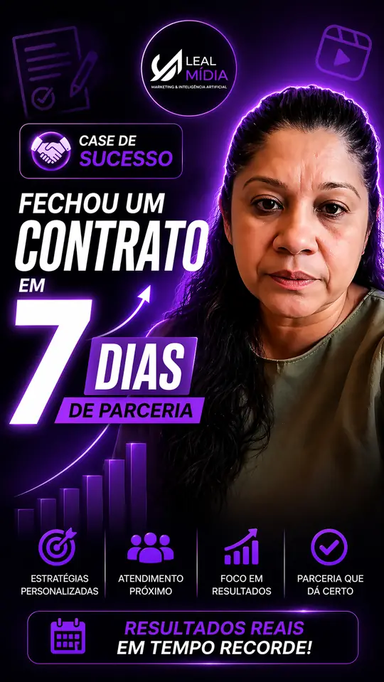 Depoimento de cliente da Leal Mídia