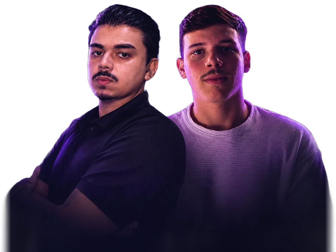 Giovani Leal e Tony Marques, sócios da Leal Mídia